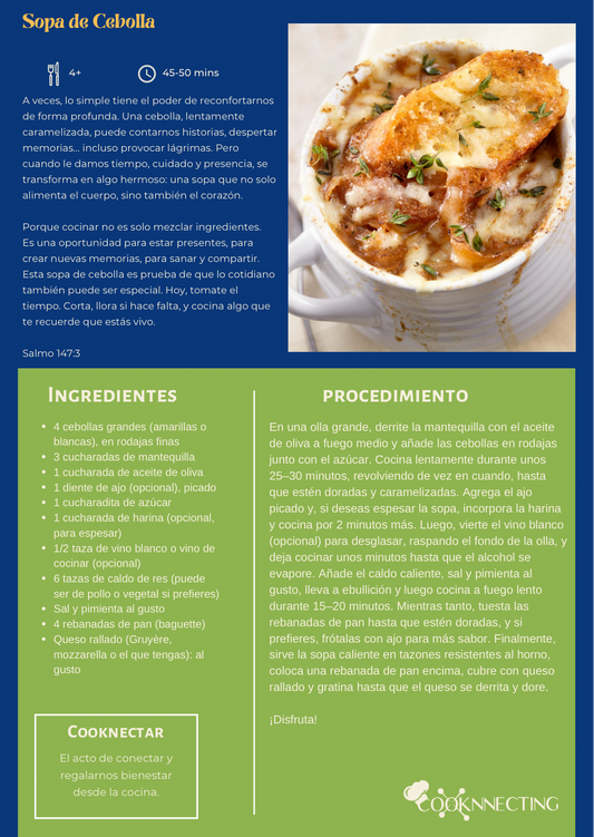 Sopa de cebolla