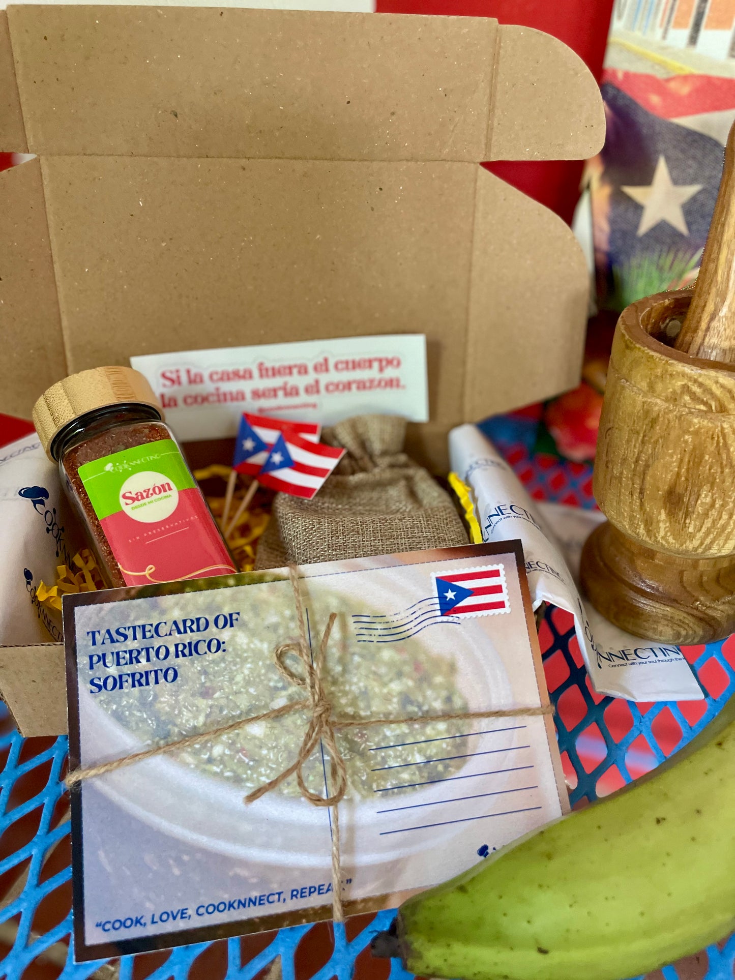 Cooknnecting Puerto Rican Box Experience
