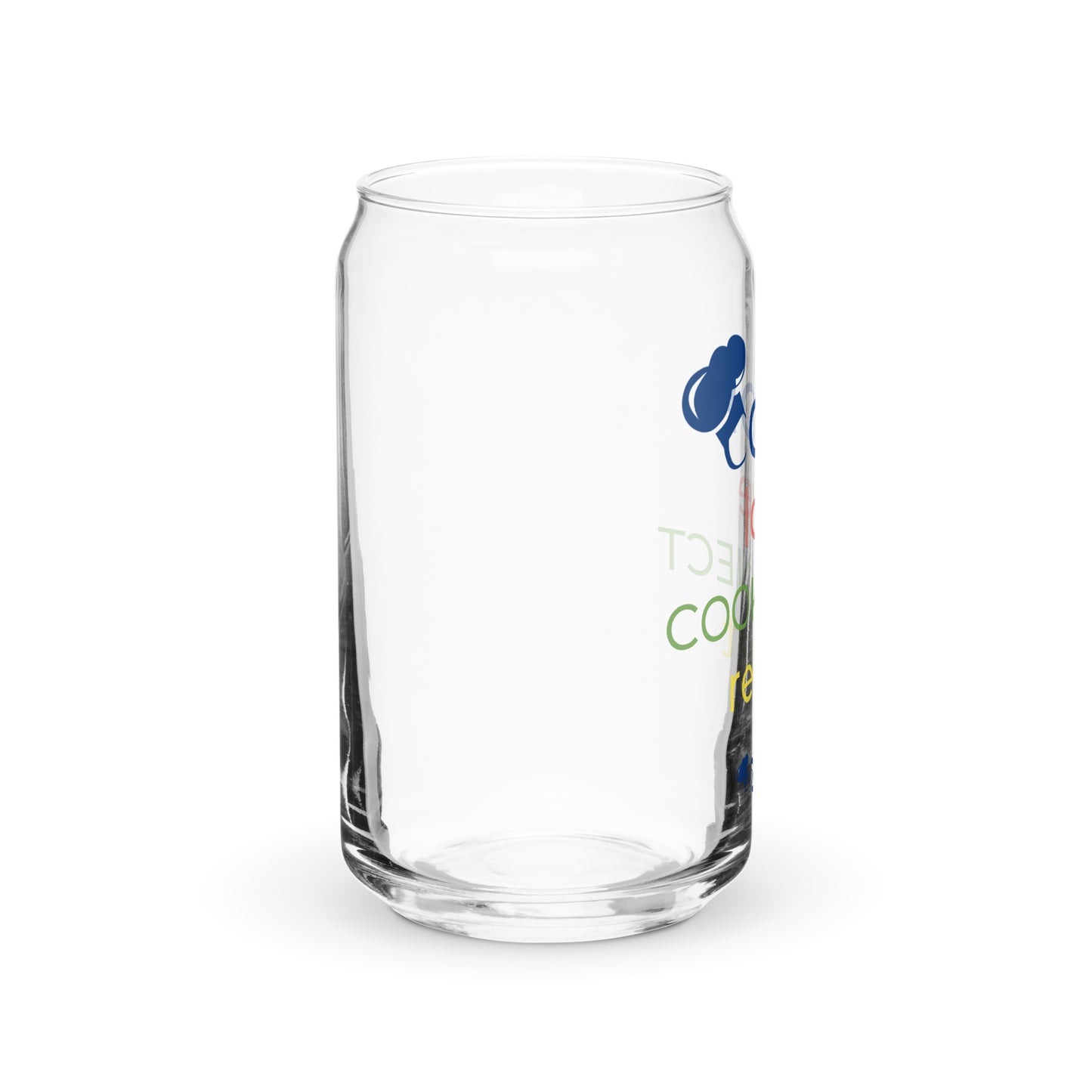 Can-shaped glass